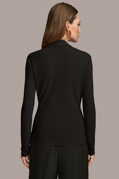 Donna Karan FAUX WRAP WITH HARDWARE TOP