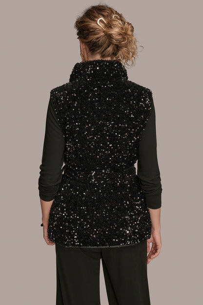 Donna Karan SEQUIN VEST