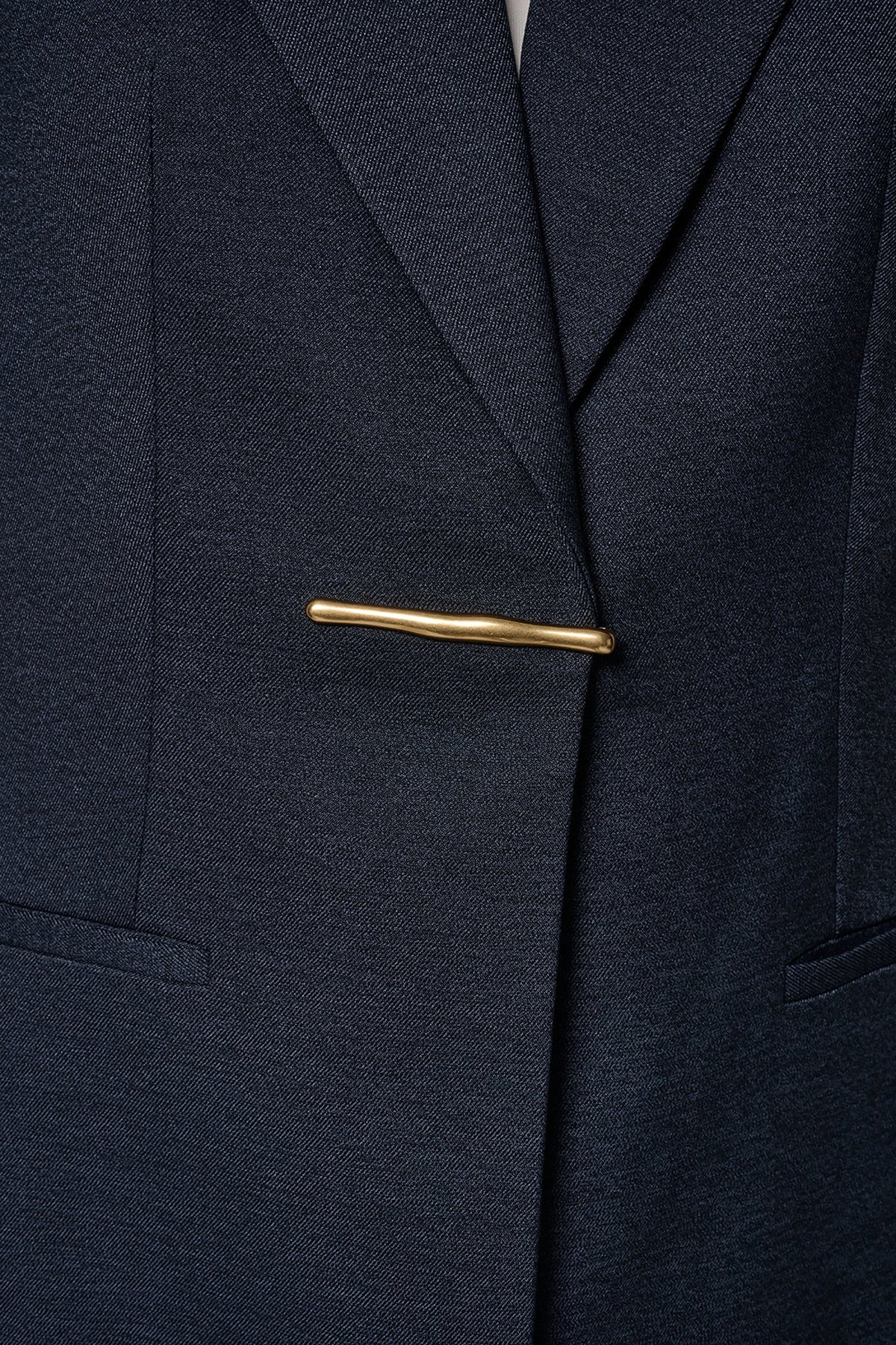 Donna Karan GOLD BAR LONGLINE BLAZER