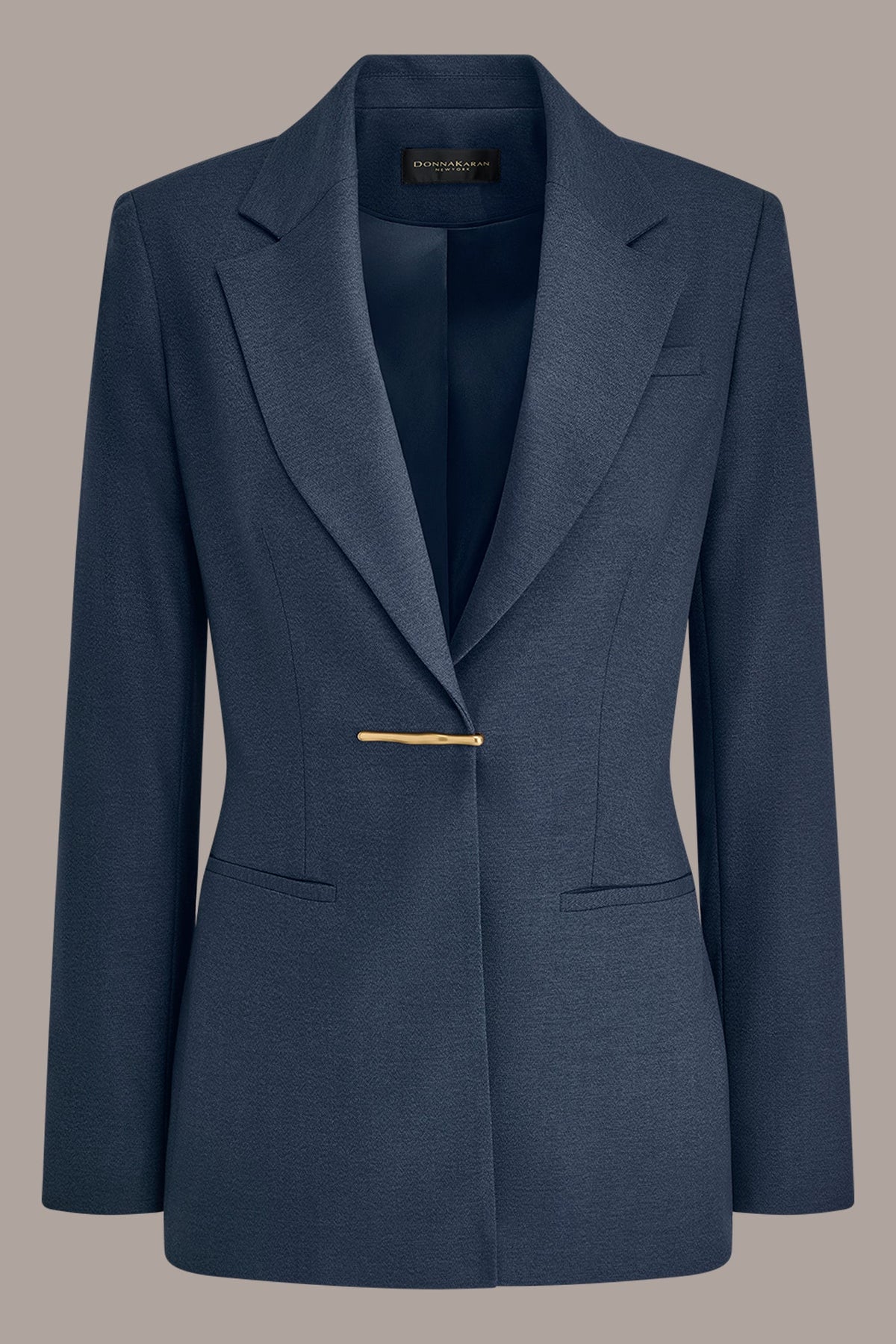 Donna Karan GOLD BAR LONGLINE BLAZER