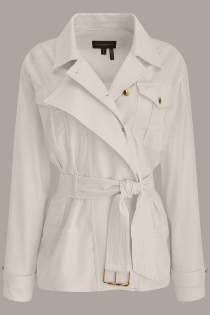 Donna Karan BELTED UTILITY JACKET