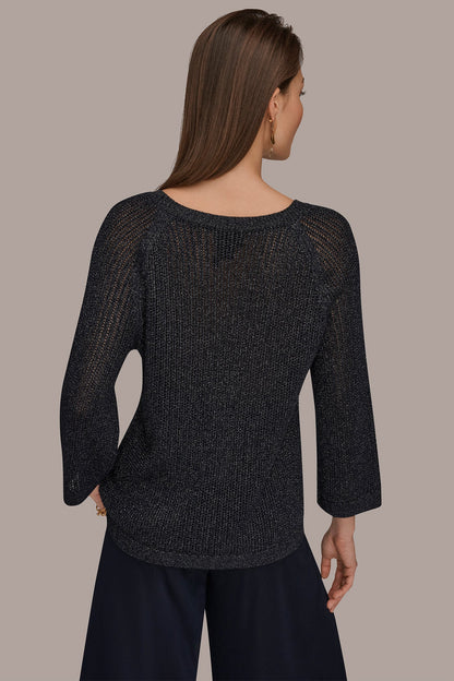 Donna Karan BOAT NECK DOLMAN SWEATER