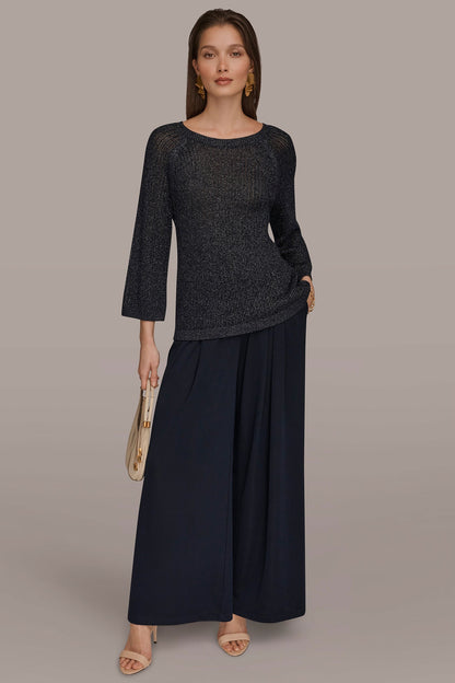 Donna Karan BOAT NECK DOLMAN SWEATER