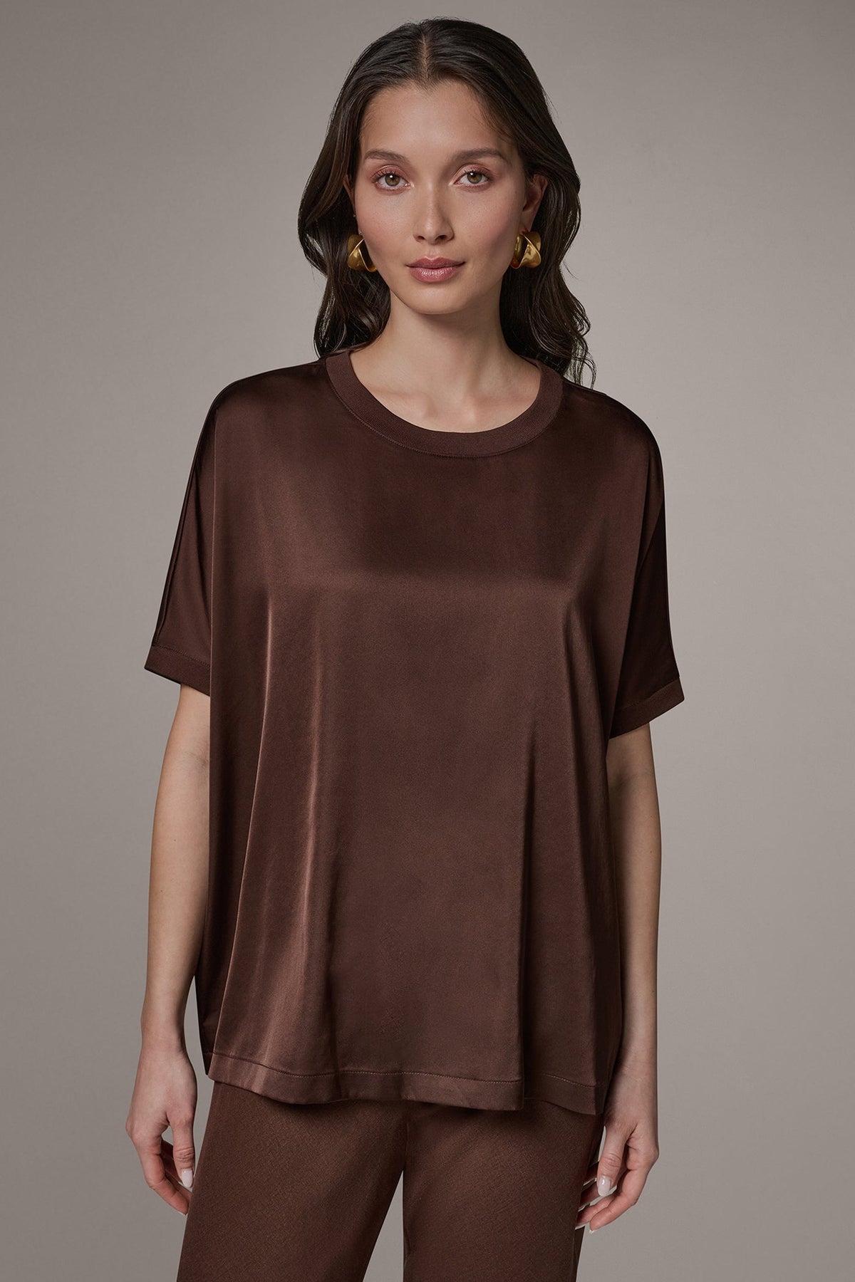 Donna Karan DOLMAN SLEEVE BLOUSE