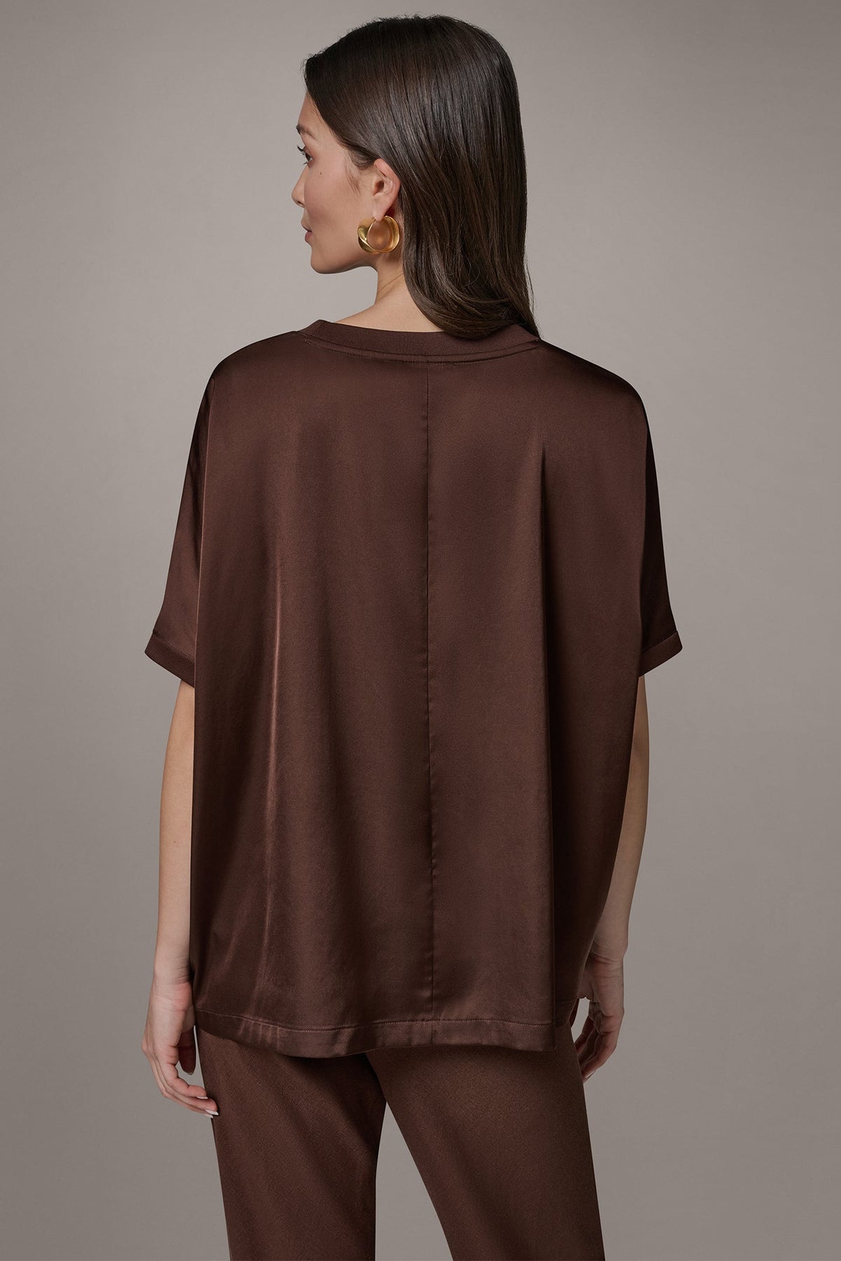 Donna Karan DOLMAN SLEEVE BLOUSE