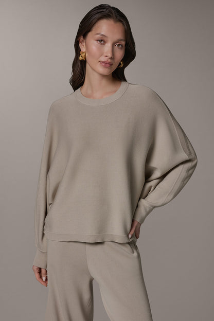Donna Karan LONG DOLMAN SLEEVE SWEATER