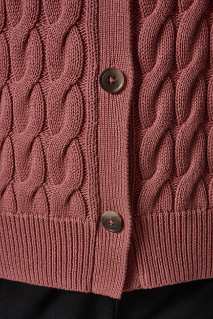 Donna Karan SLEEVELESS CABLE KNIT VEST