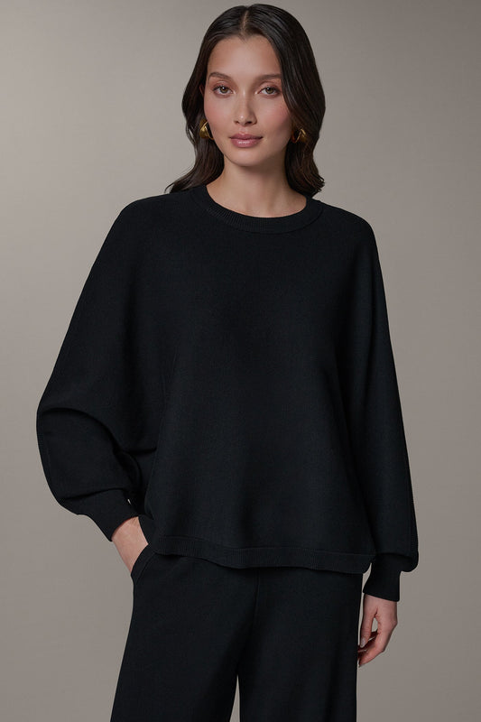 Donna Karan LONG DOLMAN SLEEVE SWEATER