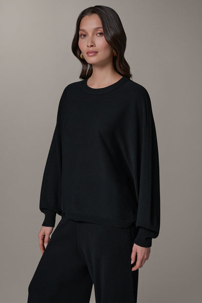 Donna Karan LONG DOLMAN SLEEVE SWEATER