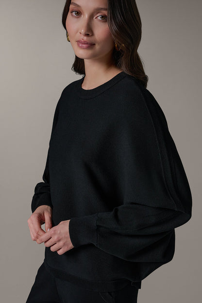 Donna Karan LONG DOLMAN SLEEVE SWEATER