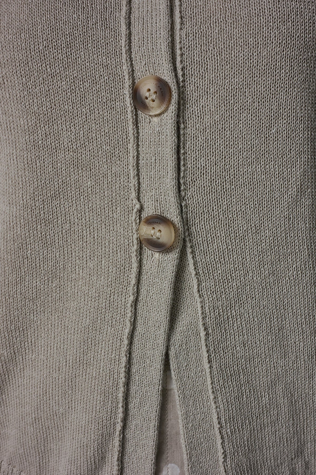 Donna Karan SHORT SLEEVE EASY CARDIGAN