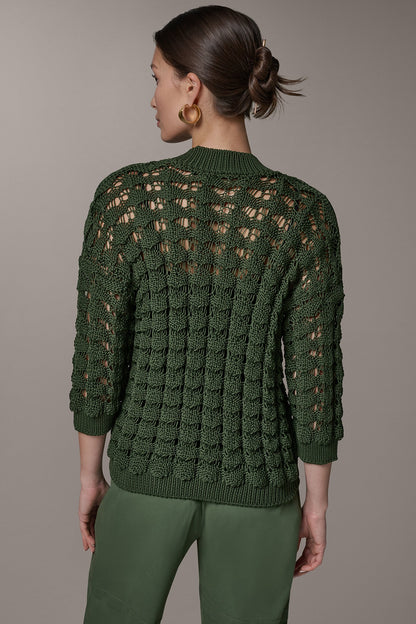 Donna Karan 3/4 SLEEVE SWEATER