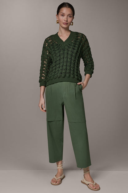 Donna Karan 3/4 SLEEVE SWEATER