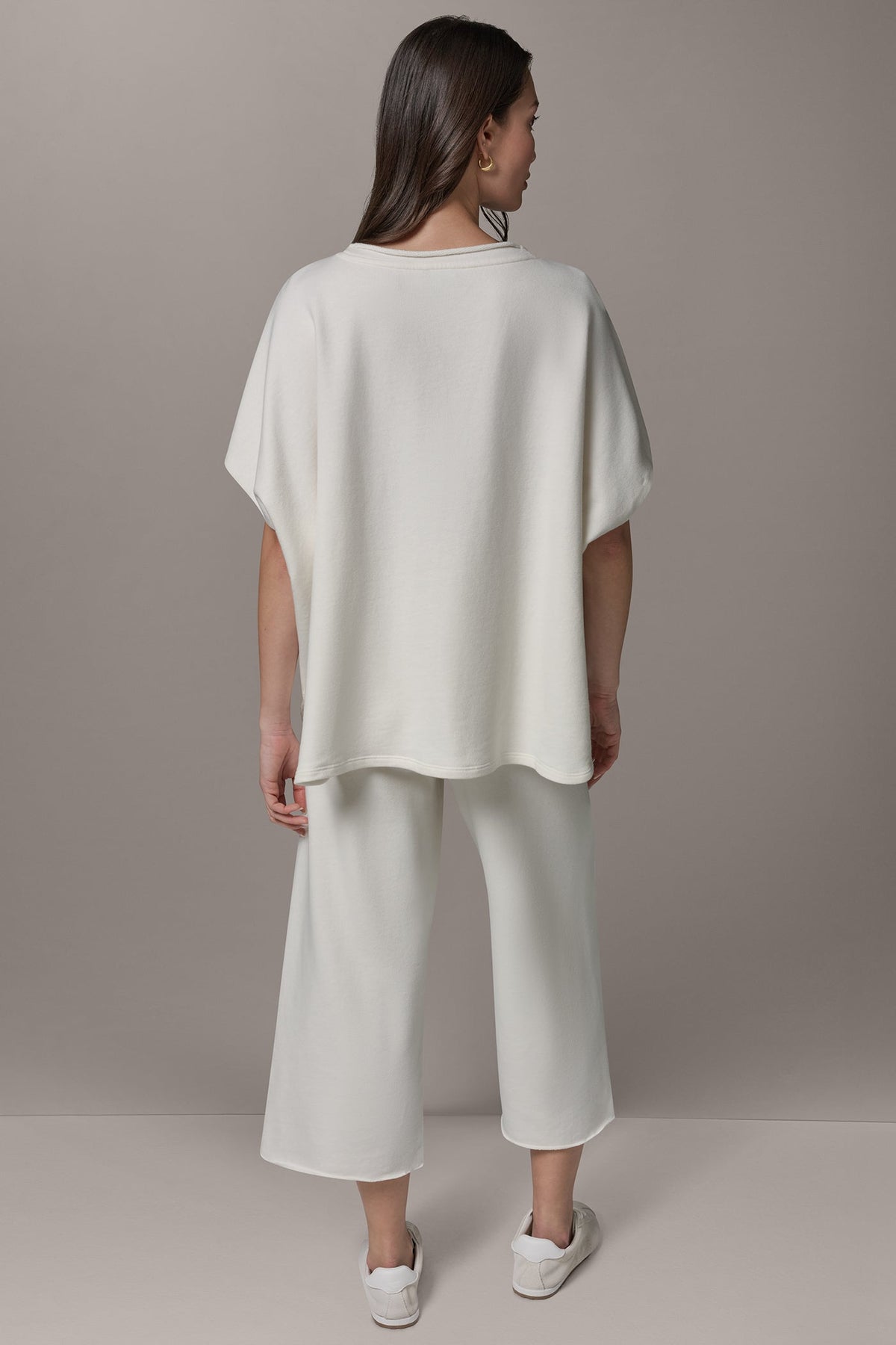 Donna Karan SHORT SLEEVE BOATNECK PULLOVER