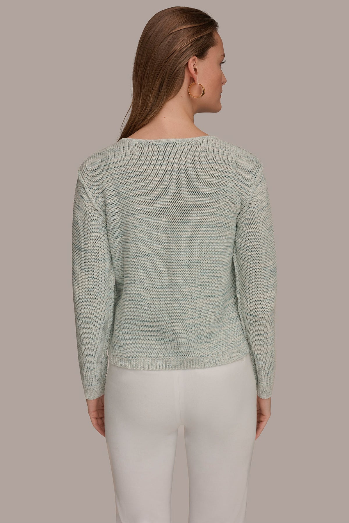 Donna Karan TIE-FRONT CARDIGAN