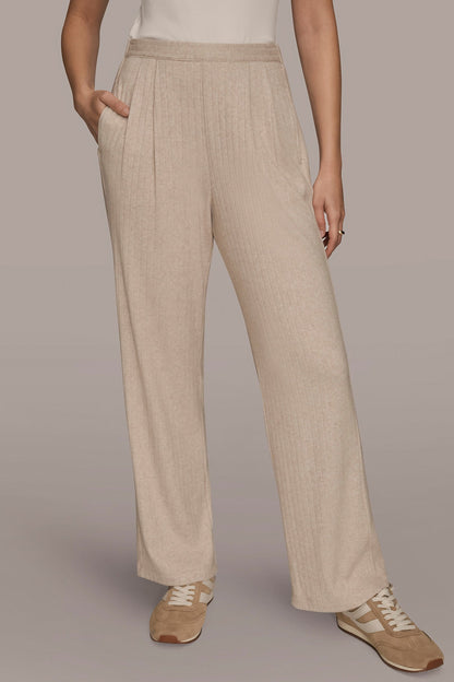 Donna Karan HIGH-RISE PLEATED PANT