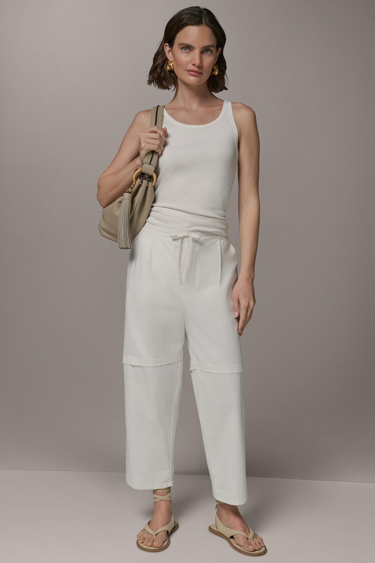 Donna Karan PAPER POPLIN PANT