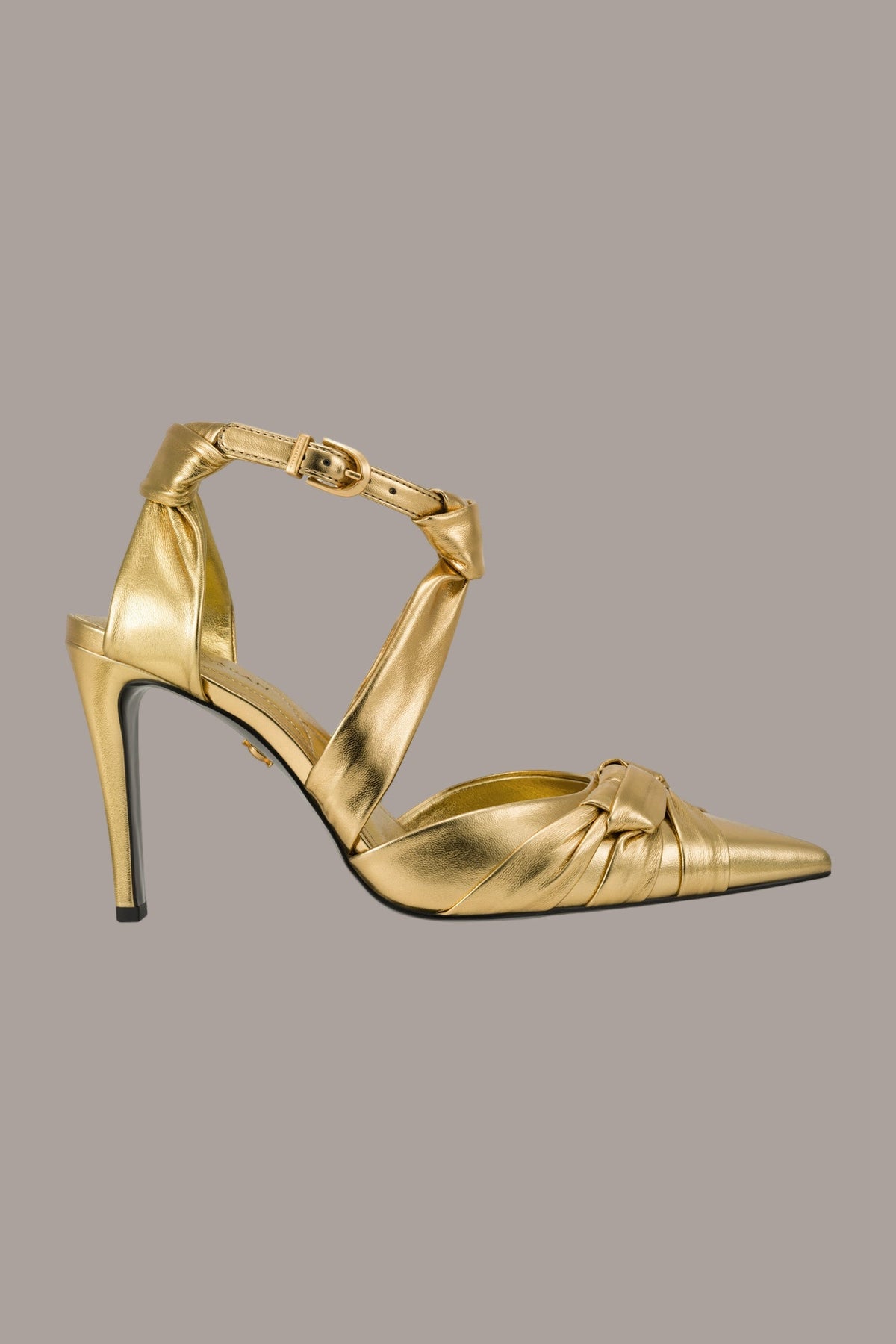 Donna Karan PHIA METALLIC STRAPPY PUMP