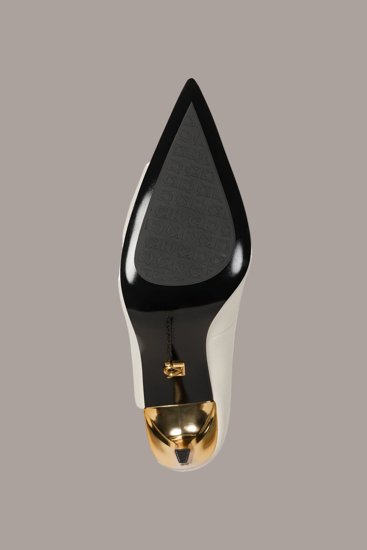 Donna Karan PANTHIA LOGO-EMBELLISHED HIGH PUMP