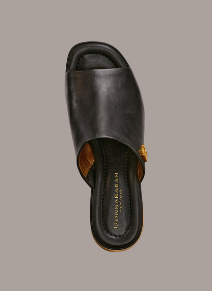 Donna Karan TINLEY LEATHER MULE SANDAL