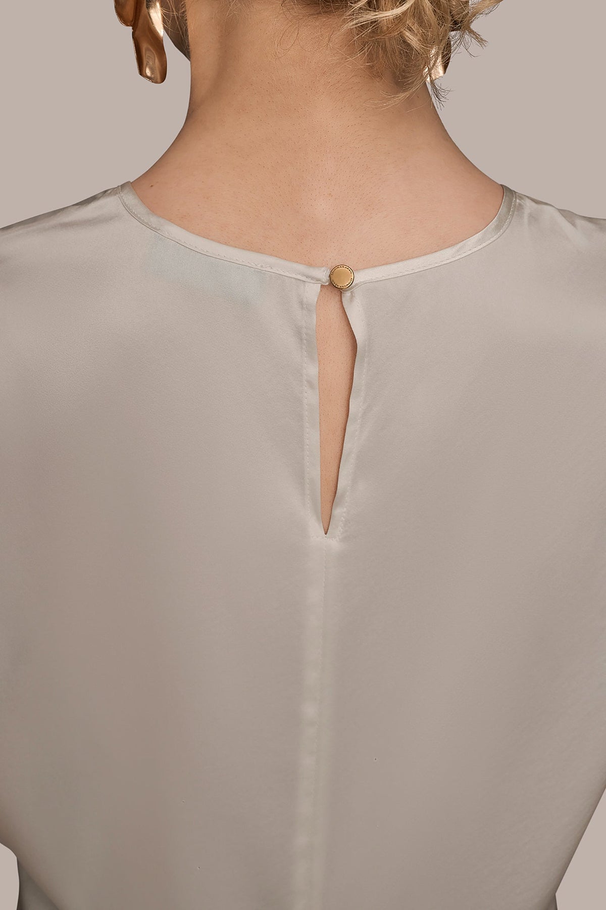 Donna Karan CAP SLEEVE BLOUSE