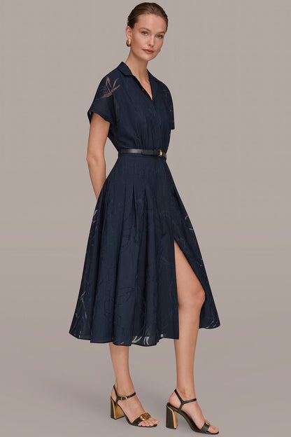 Donna Karan SHORT-SLEEVE SHIRT DRESS