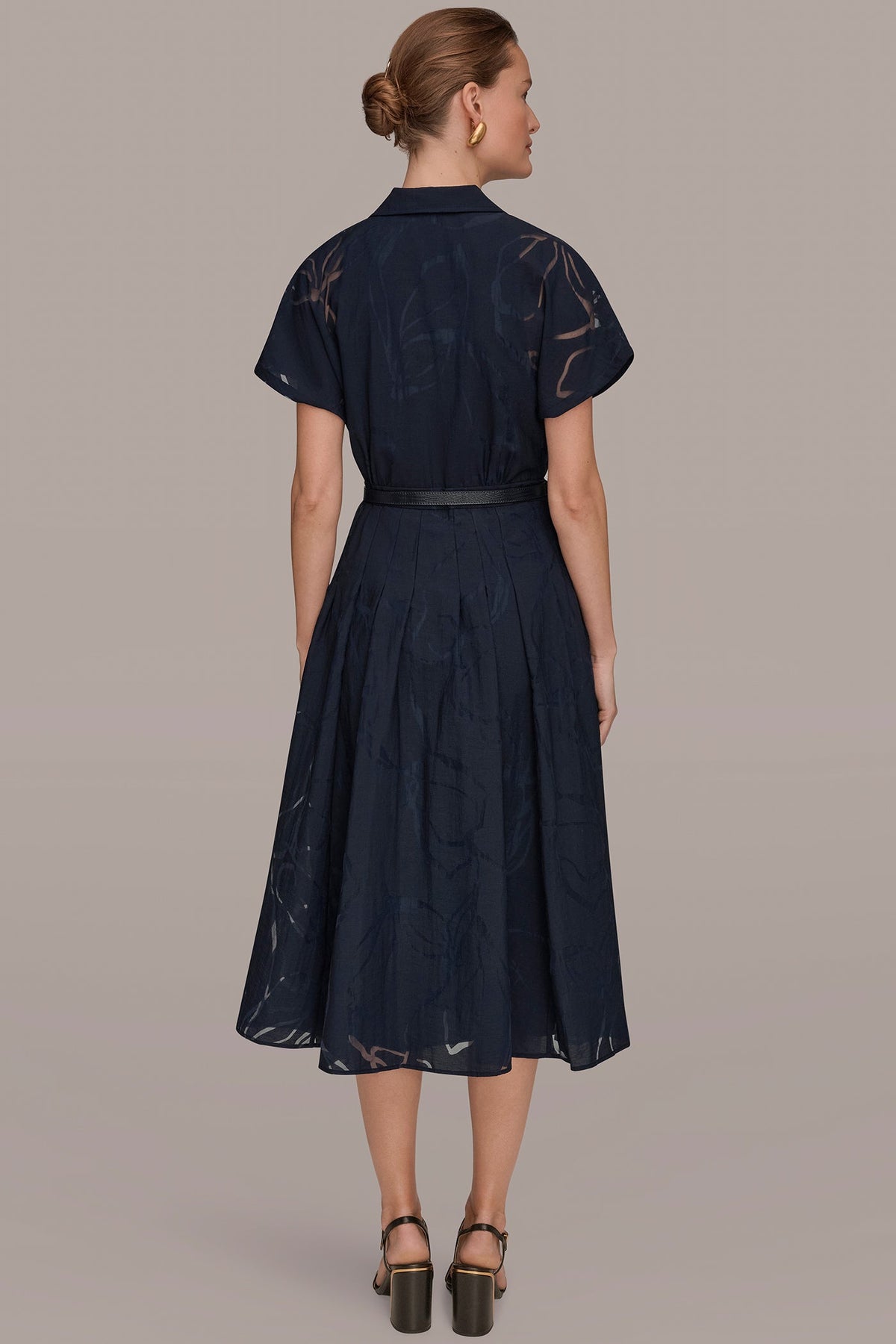 Donna Karan SHORT-SLEEVE SHIRT DRESS