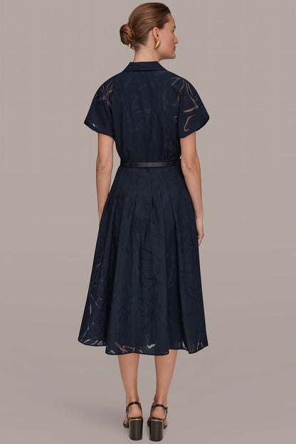 Donna Karan SHORT-SLEEVE SHIRT DRESS