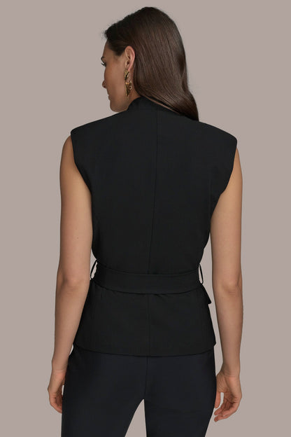 Donna Karan EXTENDED SHOULDER VEST