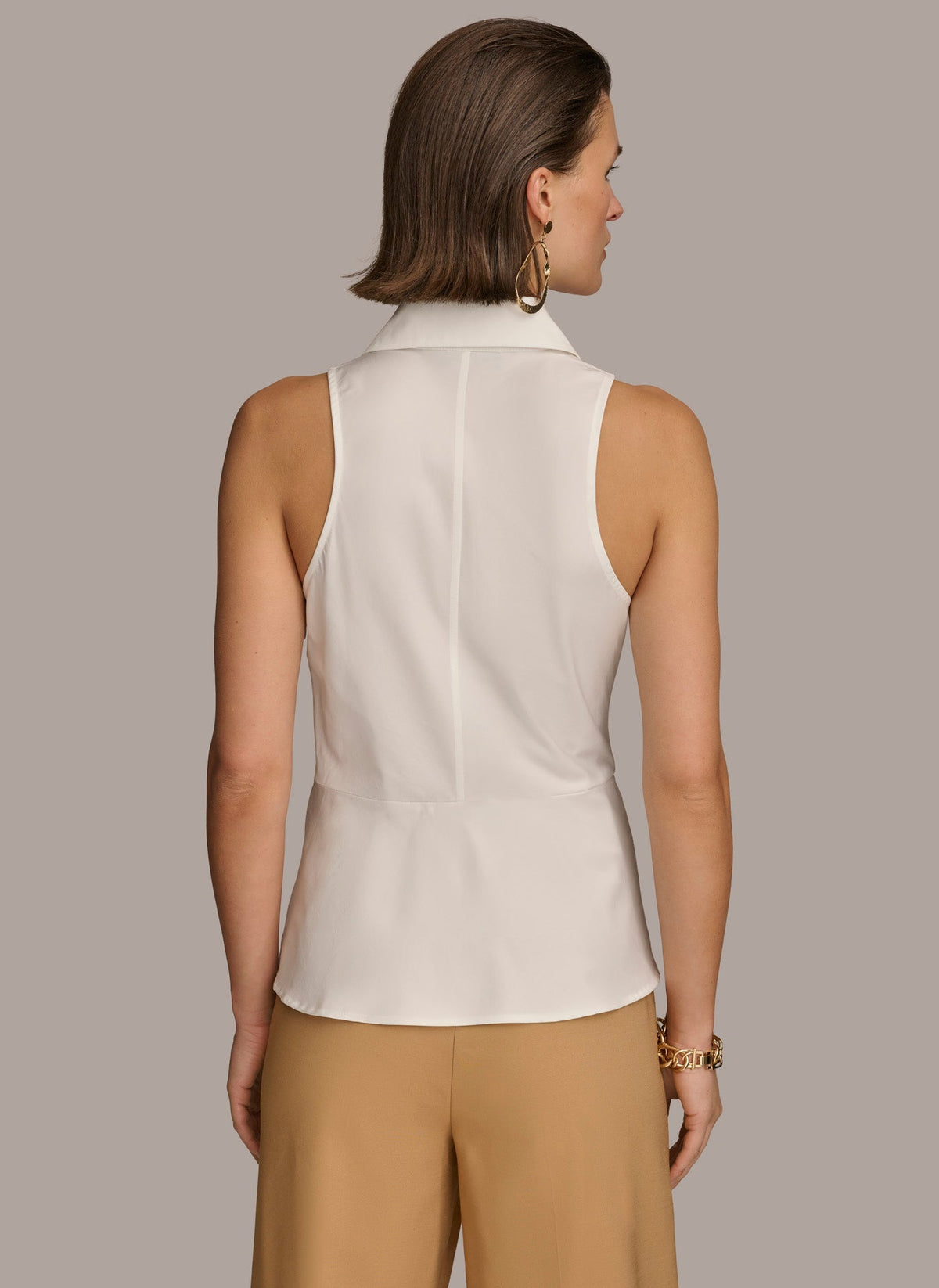Donna Karan TORTOISE HARDWARE KNOT TOP