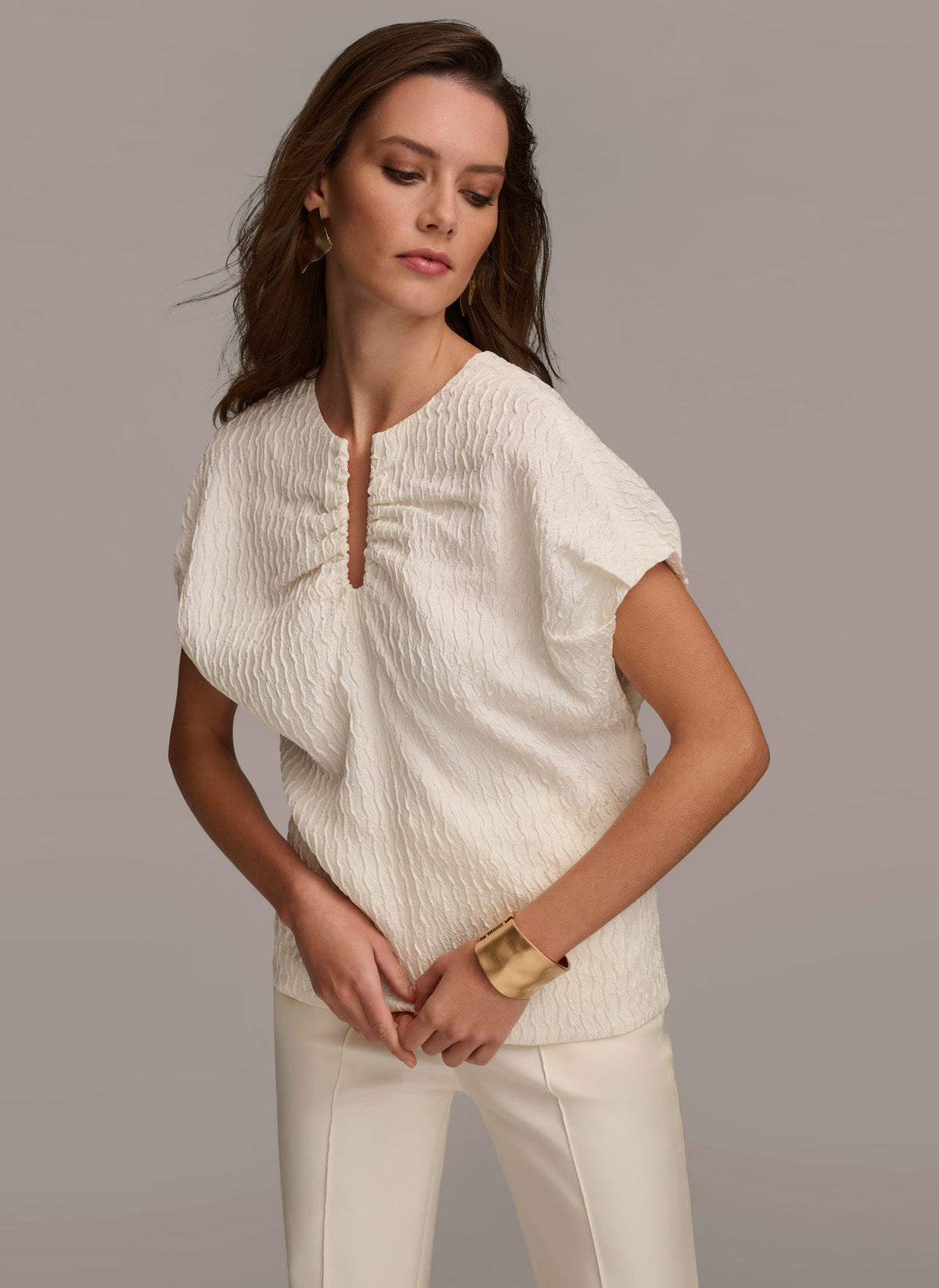 Donna Karan OVERSIZED BLOUSE