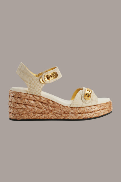 Donna Karan CEBRINA SLING WEDGE ESPADRILLE