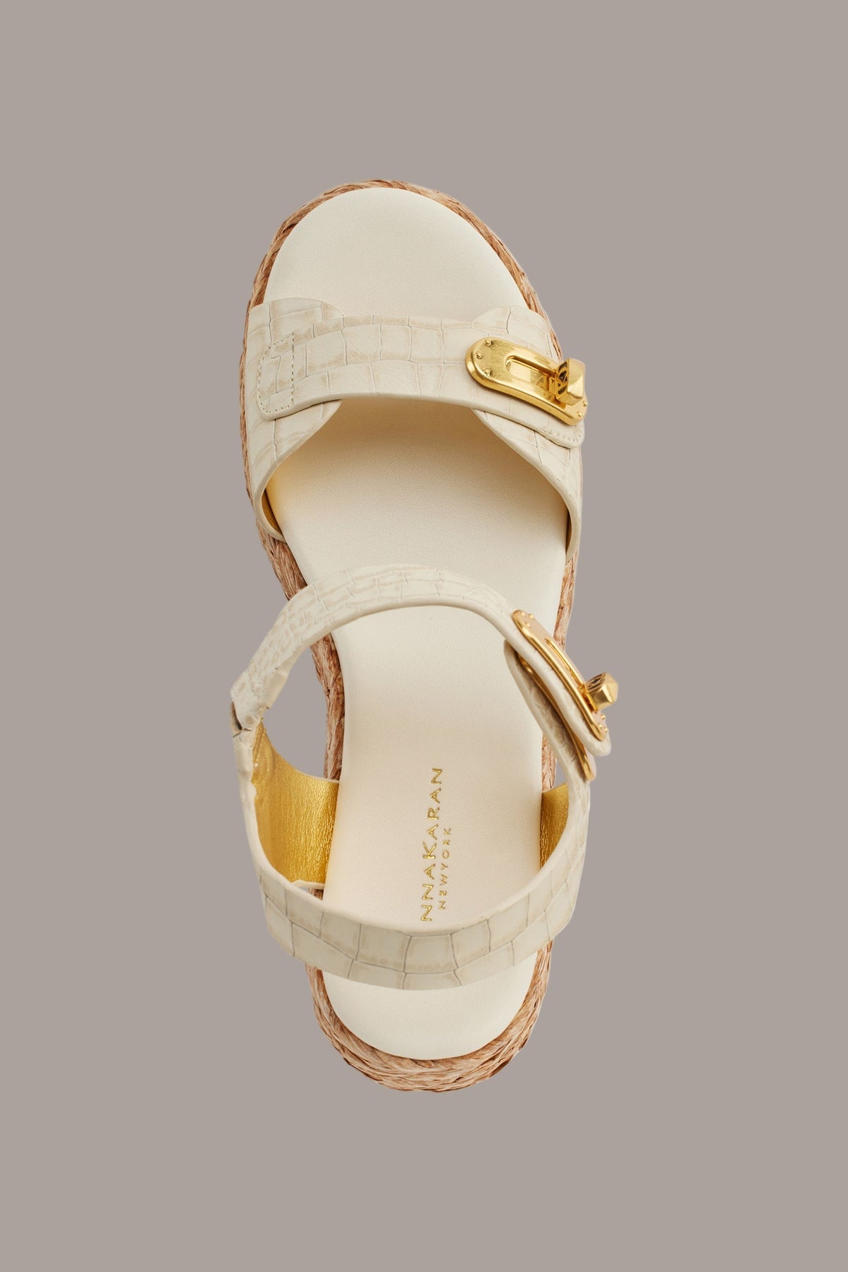 Donna Karan CEBRINA SLING WEDGE ESPADRILLE