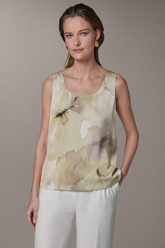 Donna Karan SLEEVELESS FLORAL CAMI