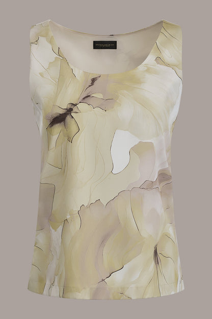 Donna Karan SLEEVELESS FLORAL CAMI