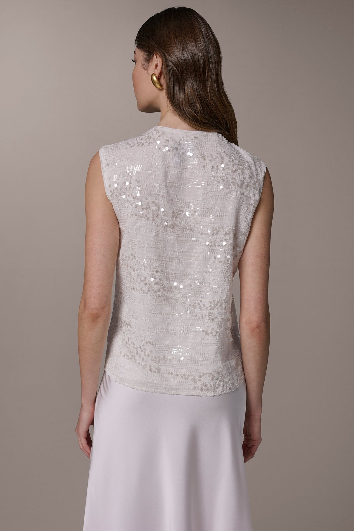 Donna Karan SEQUIN BLOUSE