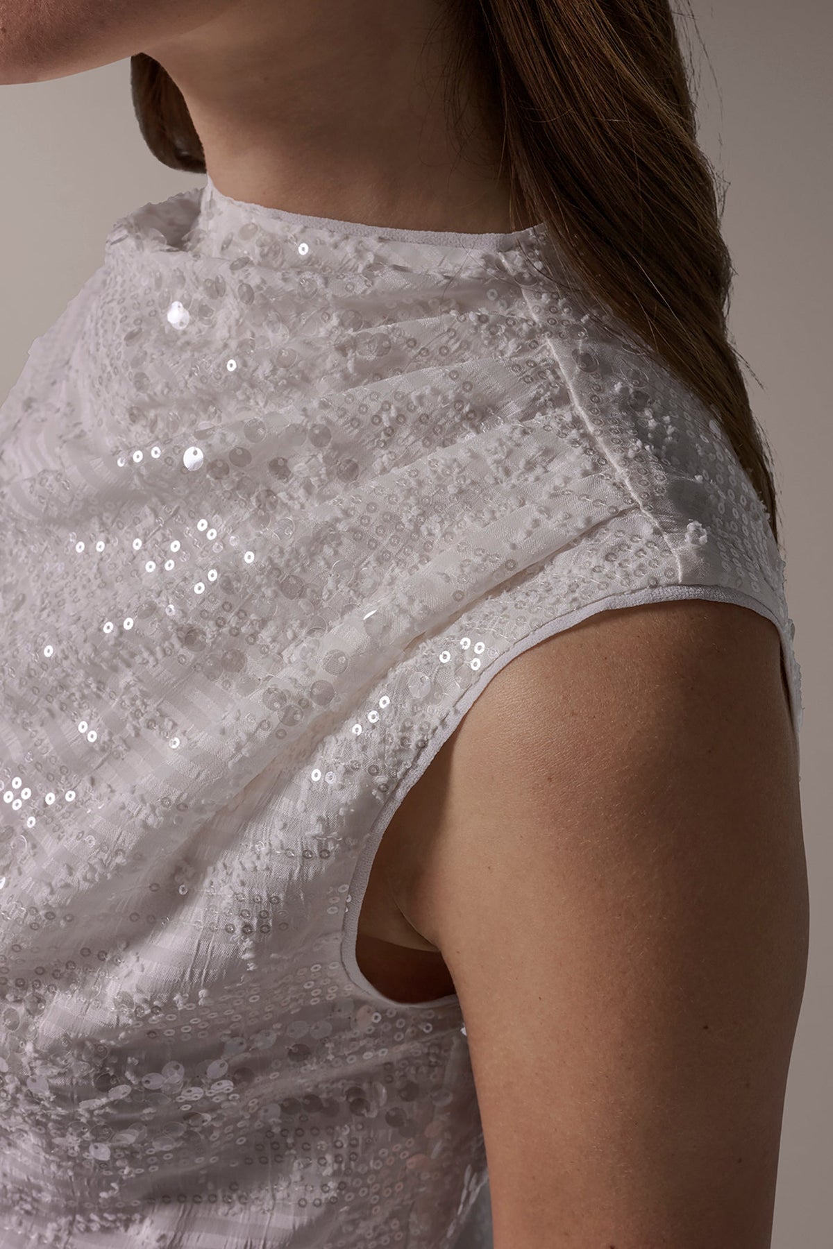 Donna Karan SEQUIN BLOUSE