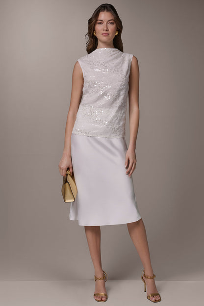 Donna Karan SEQUIN BLOUSE