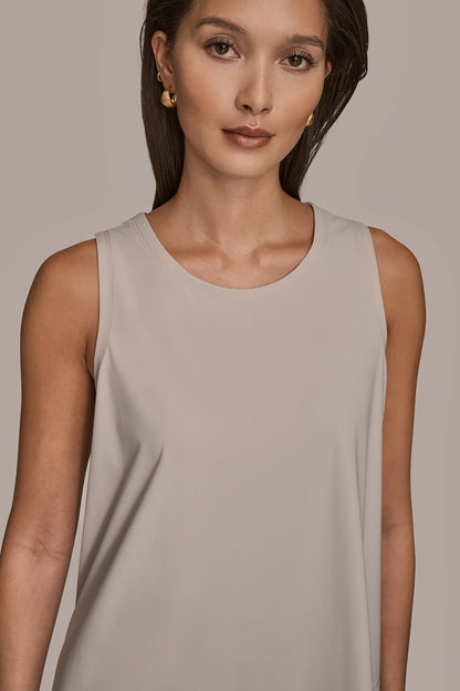 Donna Karan THE MODERN TRAVEL SLEEVELESS SWING TANK
