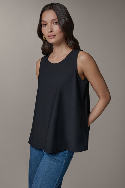 Donna Karan THE MODERN TRAVEL SLEEVELESS SWING TANK