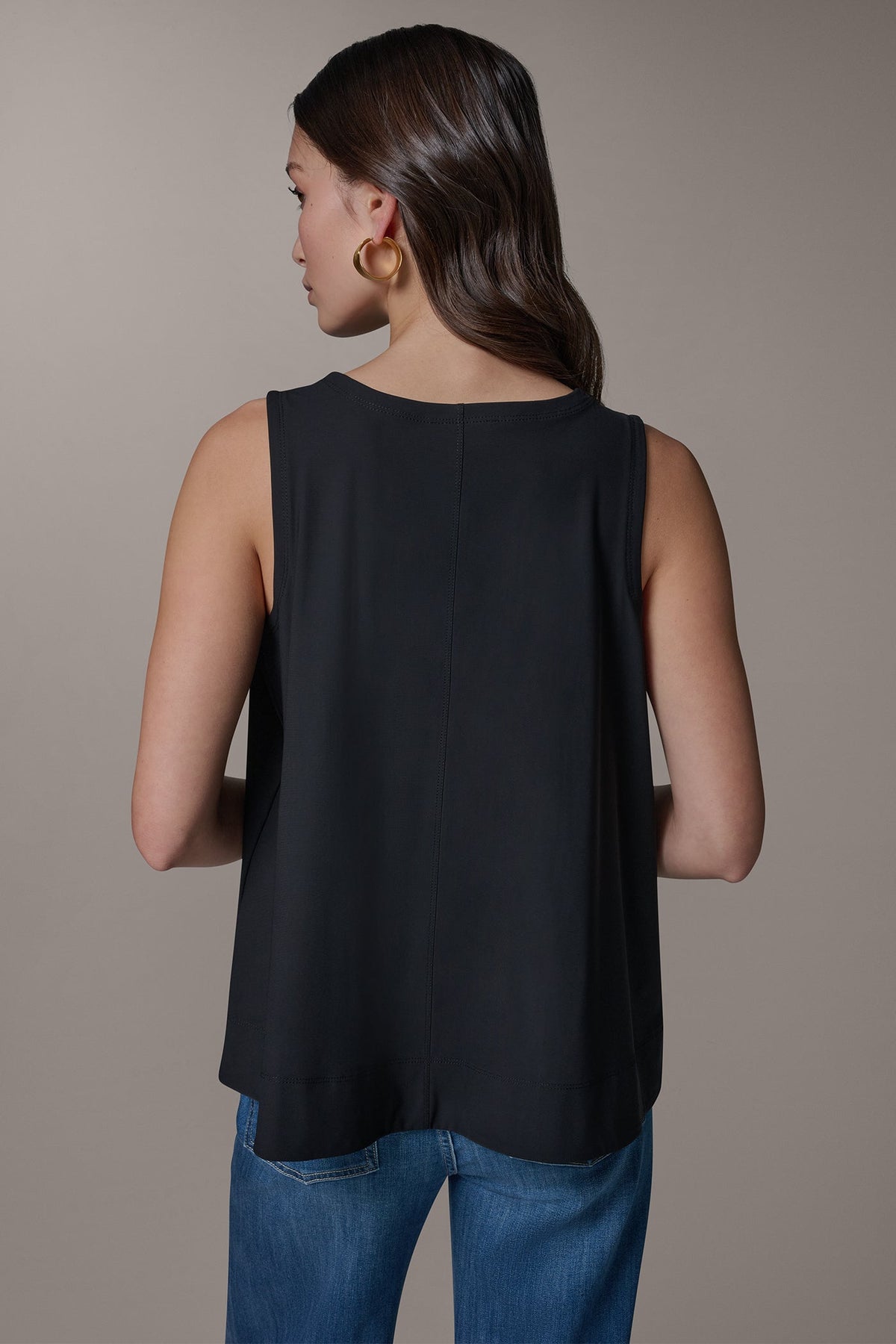 Donna Karan THE MODERN TRAVEL SLEEVELESS SWING TANK