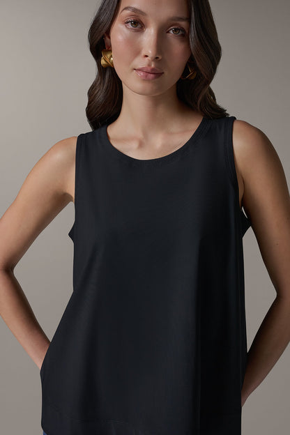 Donna Karan THE MODERN TRAVEL SLEEVELESS SWING TANK
