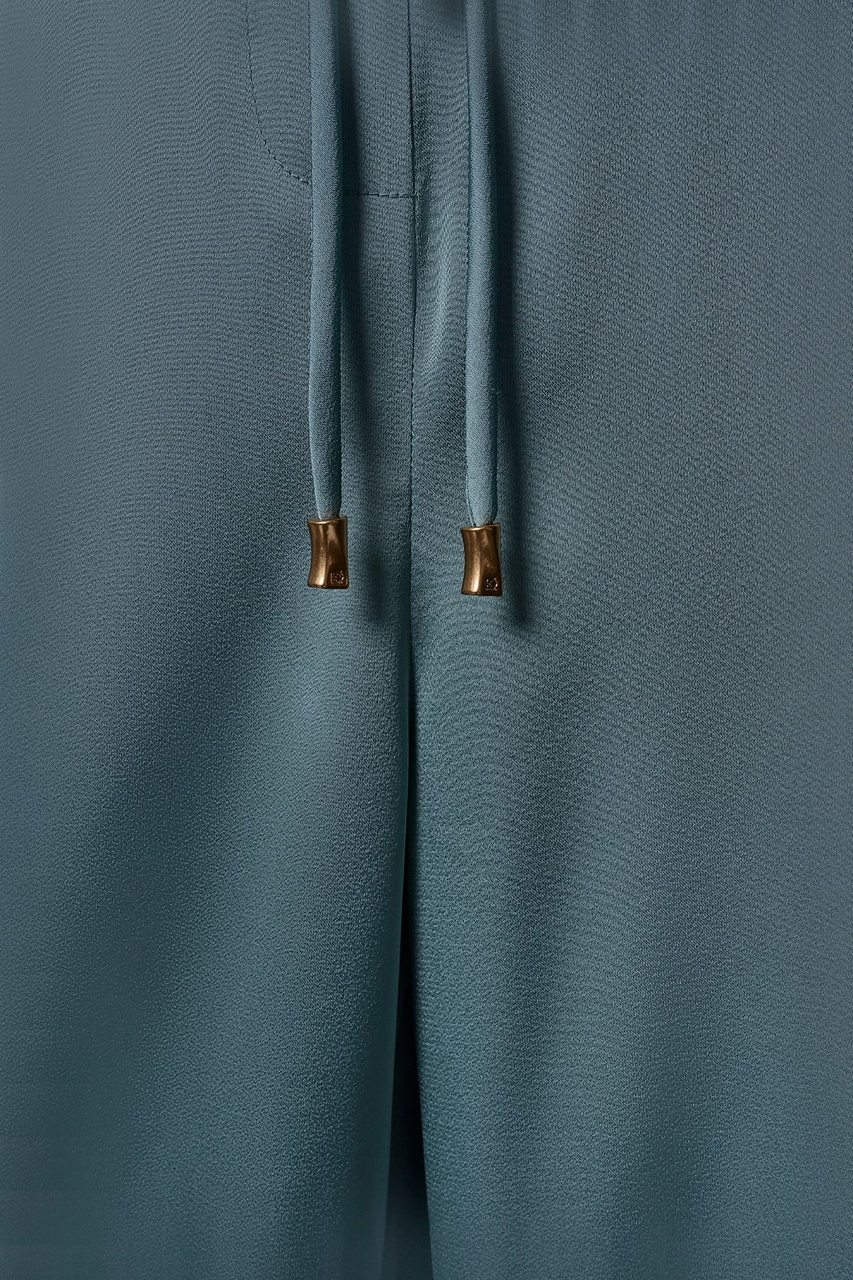 Donna Karan SATIN HIGH-RISE WIDE-LEG PANT
