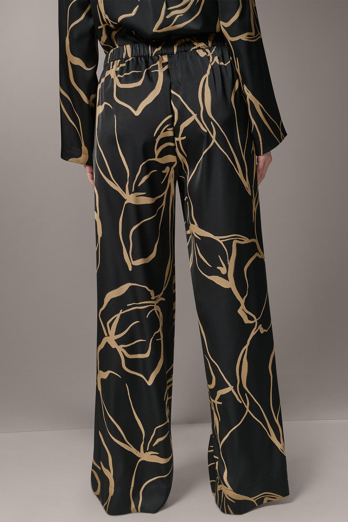 Donna Karan EXTRA HIGH-RISE WIDE-LEG PULL-ON PANT