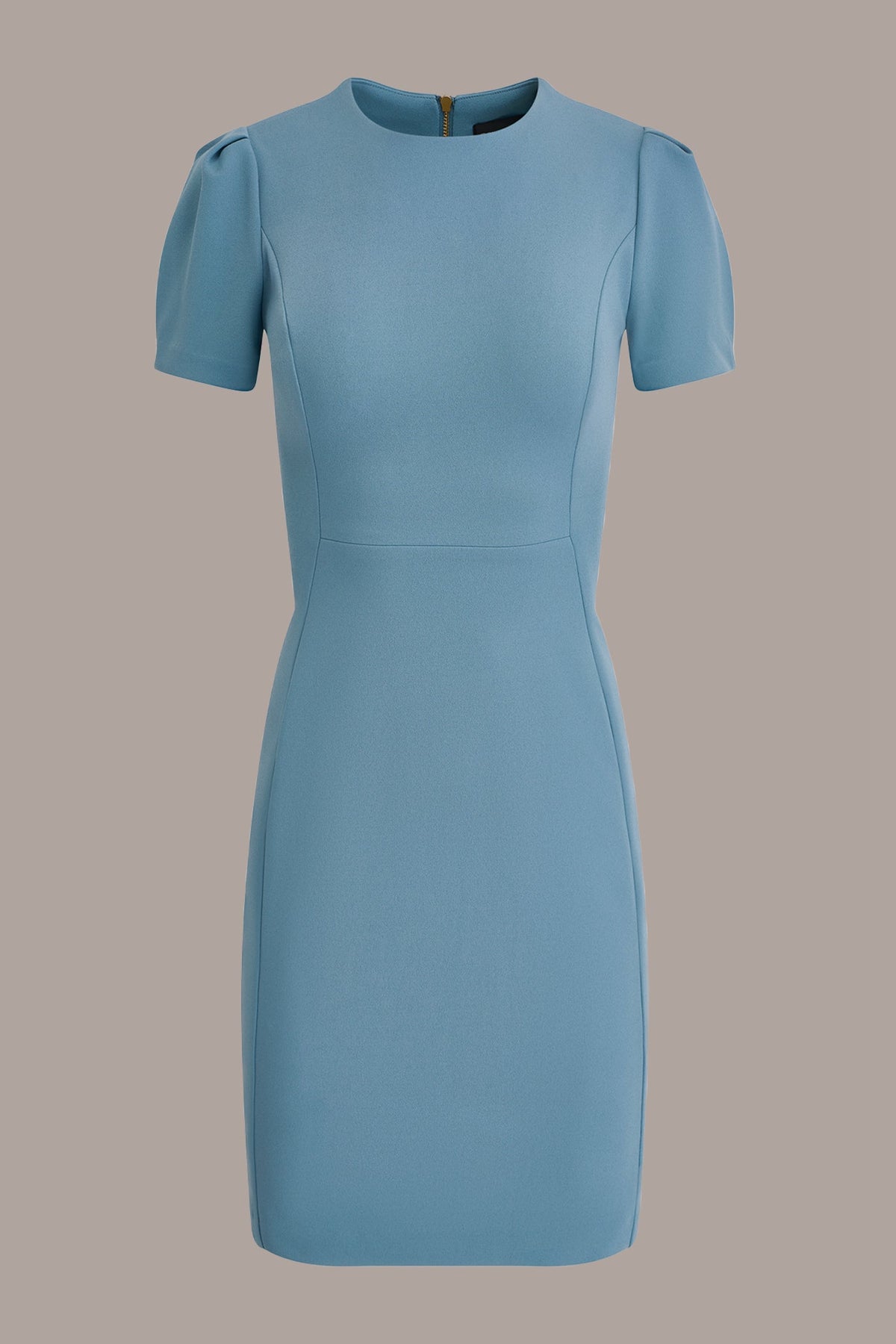 Donna Karan PUFF SLEEVE SHEATH DRESS