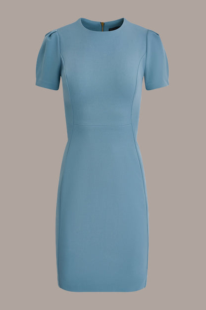 Donna Karan PUFF SLEEVE SHEATH DRESS