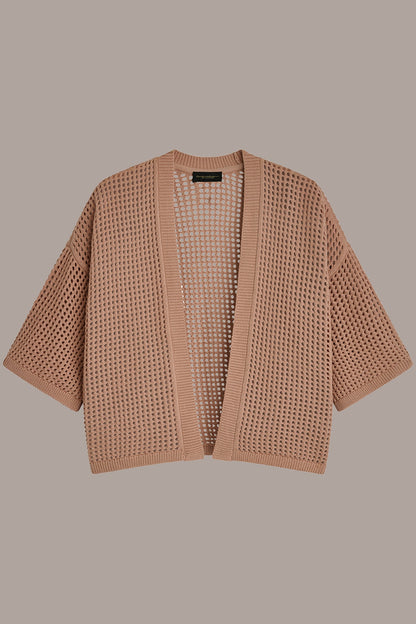 Donna Karan OPEN STITCH CARDIGAN