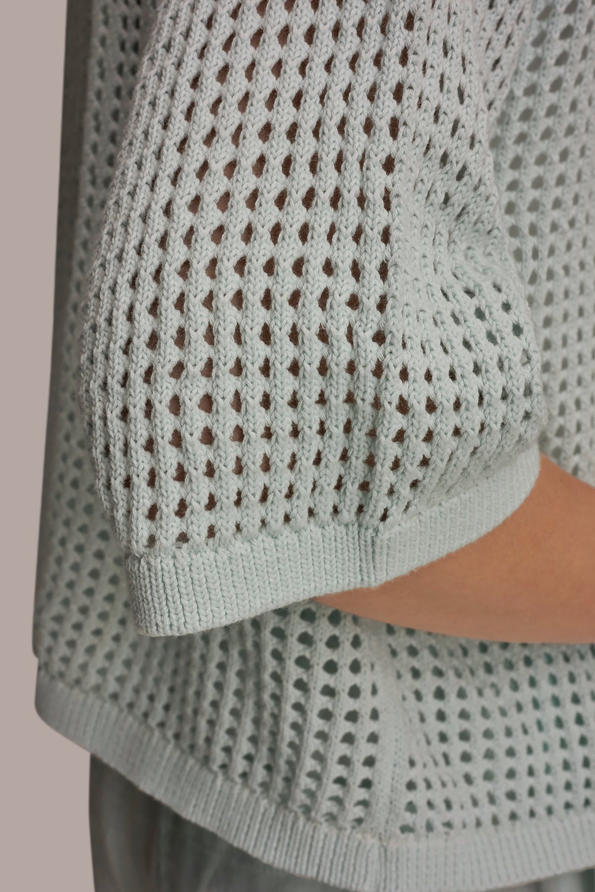 Donna Karan OPEN STITCH CARDIGAN