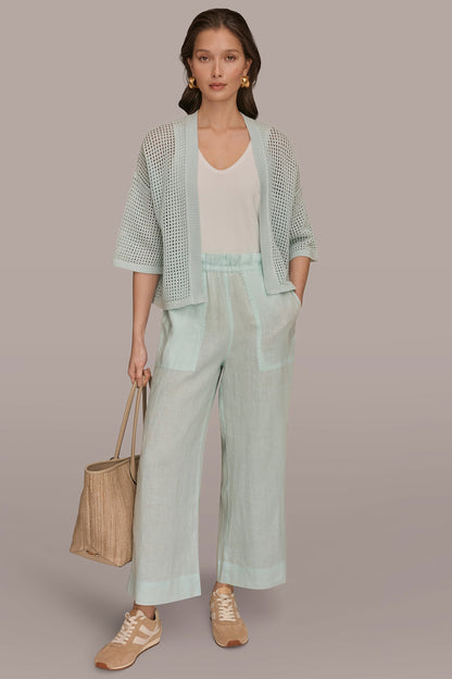 Donna Karan OPEN STITCH CARDIGAN