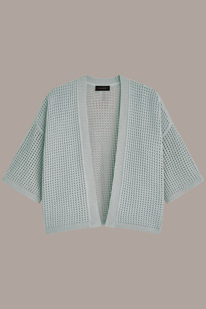 Donna Karan OPEN STITCH CARDIGAN